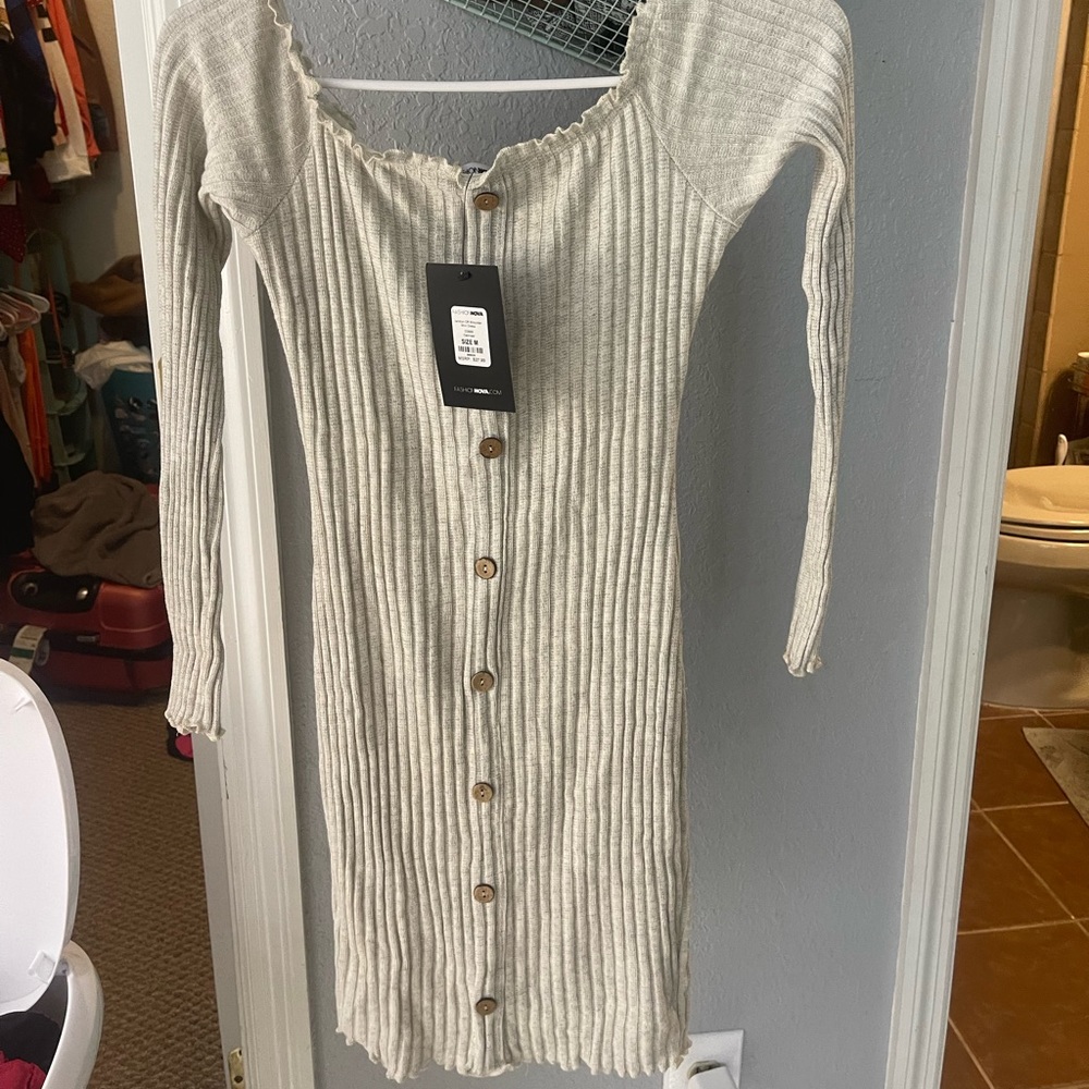 Button up dress